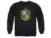 Harry Potter Hufflepuff Crest Mens Crew Neck Sweatshirt