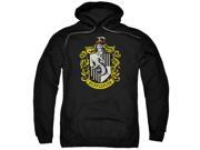 Harry Potter Hufflepuff Crest Mens Pullover Hoodie