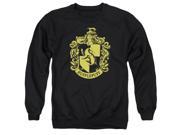 Harry Potter Hufflepuff Crest Mens Crew Neck Sweatshirt