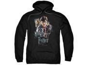 Harry Potter Deathly Hollows Cast Mens Pullover Hoodie