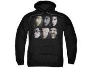 Harry Potter Horizontal Heads Mens Pullover Hoodie