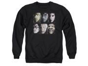 Harry Potter Horizontal Heads Mens Crew Neck Sweatshirt