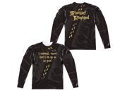 Harry Potter Marauder'S Map (Front/Back Print) Mens Long Sleeve Sublimation Shirt