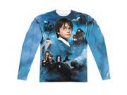 Harry Potter First Year (Front/Back Print) Mens Long Sleeve Sublimation Shirt