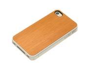 CARVED Mahogany Wood iPhone 4 4S Case