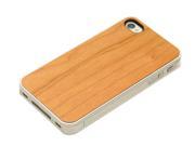CARVED Cherry Wood iPhone 4 4S Case