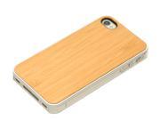 CARVED Natural Bamboo Wood iPhone 4 4S Case