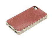 CARVED Purpleheart Wood iPhone 4 4S Case