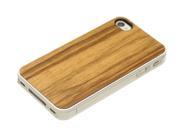 CARVED Black Limba Wood iPhone 4 4S Case