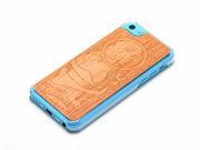 CARVED Art Nouveau Engraved Cherry iPhone 5c Clear Case