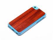 CARVED Padauk Real Wood iPhone 5c Clear Case