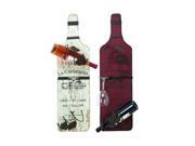 Rustic Vineyard Wine And Stemware Rack by Benzara