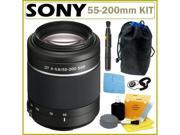 Sony DSLR Alpha SAL-55200 Telephoto Zoom Lens + Accessory Kit