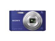 Sony Cyber-Shot DSC-W730 Compact Zoom Digital Camera (Blue) + 16GB SD Memory Card + Sony Case (Black) + Sony Drawstring Style Case + 25 Free Quality Photo Print