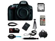 Nikon D5300 24.2 MP CMOS Digital SLR Camera + 32GB SD HC Memory Card + Rechargeable Lithium-Ion Replacement Battery + Focus Universal Memory Card Reader + Acces