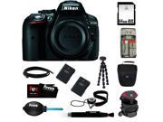 Nikon D5300 24.2 MP CMOS Digital SLR Camera + 64GB SD HC Memory Card + (2) Rechargeable Lithium-Ion Replacement Batteries + Focus Universal Memory Card Reader +