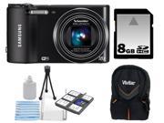 Samsung WB150 14.2MP WI-Fi Digital Camera with 18x Optical Zoom and 3-inch LCD + 8GB Memory Card + Vivitar Trendsetter Mini Camera Case + XIT Deluxe Starter Kit