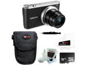 Samsung WB350F Smart Digital Camera (Black) with 16GB Accessory Kit