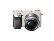 Sony A6000 ILCE6000L S Alpha A6000 Mirrorless Digital Camera Silver with 16 50mm and 55 210mm Lens Bundle and 32GB Bsest Mirrorless Camera Kit