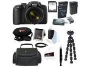 Nikon COOLPIX P600 Digital Camera (Black) with 32GB Deluxe Accessory Kit