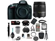 Nikon D5300 24.2 MP CMOS Digital SLR Camera with Built-in Wi-Fi and GPS Body Only (Black) + Sigma 18-250mm f3.5-6.3 DC MACRO OS HSM for Nikon Digital SLR Camera