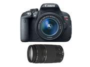 Canon EOS Rebel T5i 18.0 MP CMOS Digital Camera with EF-S 18-55mm f/3.5-5.6 IS STM Zoom Lens + Canon 75-300mm f/4.0-5.6 EF III Zoom Lens USA - 6473A003