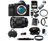 Sony ILCE7S B Compact Interchangeable Lens Digital Camera Body with Sony 16 35mm Vario Tessar T FE F4 ZA OSS E Mount Lens and 64GB Deluxe Accessory Kit