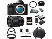 Sony ILCE7R B 36.3 MP a7R Full Frame Interchangeable Digital Lens Camera Body with Sony 16 35mm Vario Tessar T FE F4 ZA OSS E Mount Lens and 64GB Deluxe Acces