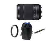 Sony SAL55300 Telephoto DT 55-300mm f/4.5-5.6 Zoom Lens + 62mm UV Protector + Accessory Kit