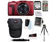Canon SX700 PowerShot SX700 HS Digital Camera in Red with 16GB Best Camera Kit
