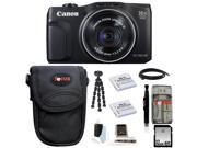 Canon SX700 PowerShot SX700 HS Digital Camera (Black) with 32GB Best Camera Kit