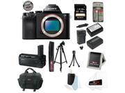 Sony ILCE7R/B ILCE7RB 36.3 MP a7R Full-Frame Interchangeable Digital Lens Camera Bundle + Sony 64GB SDHC Memory Card + Sony Vertical Battery Grip for a7 and a7R