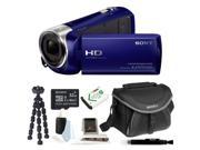 Sony HDR-CX240 Full HD Handycam Camcorder (Blue) with 32GB Accessory Kit