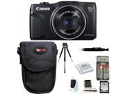 Canon SX700 PowerShot SX700 HS Digital Camera (Black) with 16GB Kit