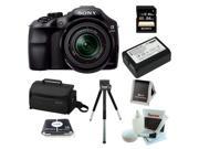 Sony ILCE-3000K ILCE-3000KB A3000 20. 1MP Interchangeable Lens Camera with 18-55mm Zoom Lens (Black) with Sony 64GB SD Card + Addtional Wasabi Battery for NP-FW