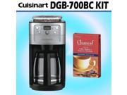 Coffee Maker by Cuisinart DGB 700BC Grind Brew 12 cup Automatic Coffeemaker W Decalcifier