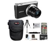 Samsung WB350F Smart Digital Camera (Black) with 32GB Deluxe Accessory Kit