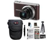 Samsung WB350F Smart Digital Camera (Brown) with 64GB Best Camera Accessory Kit