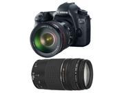 Canon 6d EOS 6D Digital Camera, 24-105mm f/4.0L IS USM AF Lens Kit + Canon 70-300mm f/4.0-5.6 EF IS Image Stabilized USM Autofocus Zoom Lens USA