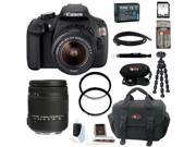 Canon T5 EOS Rebel T5 DSLR Camera with 18-55mm and 18-250mm Lens Bundle and 64GB + Best DSLR Camera Kit
