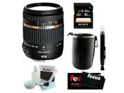 Tamron AF 18 270mm f 3.5 6.3 VC PZD All In One Zoom Lens with Built in Motor for Nikon with Sony 16GB SDHC and Deluxe Accessory Bundle