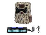 Browning Strike Force Trail Camera with Rechargeable Battery and Charger Bundle
