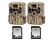 Browning Dark Ops Trail Camera Two Pack with Two 8GB SD Memory Cards