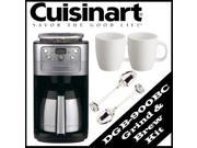Coffee Maker by Cuisinart DGB 900BC Fully Automatic 12 Cup Grind Brew Thermal Coffeemaker Kit in Brushed Chrome ACUIDGB900BCK1