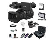 Panasonic HC X1000 4K 60p 50p Camcorder with High Powered 20x Optical Zoom and Professional Functions Black with Accessory Bundle