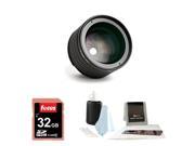 Lensbaby Edge 80 Field Optic Swap Lens 2 32GB Memory Cards Deluxe Accessory Bundle