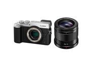 Panasonic Lumix DMC GX8 Camera Body Only Silver 42.5mm f 1.7 ASPH. Lens