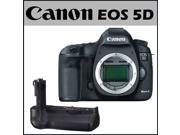 Canon EOS 5D Mark III 22.3MP Full Frame CMOS w 1080p Full HD Video Mode Digital SLR Camera Body Canon Battery Grip for EOS 5D Mark III Digital Camera