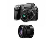 Panasonic LUMIX G7 Camera Kit Silver with 14 42mm and 35 100mm Lenses