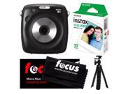 Fujifilm instax SQUARE SQ10 Hybrid Instant Camera w/Instant Film & Tripod Kit